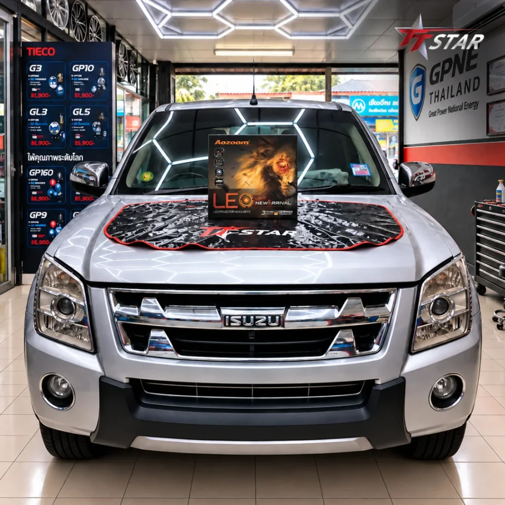 ติดตั้งไฟหน้า ISUZU D-MAX ด้วย AOZOOM LEO
