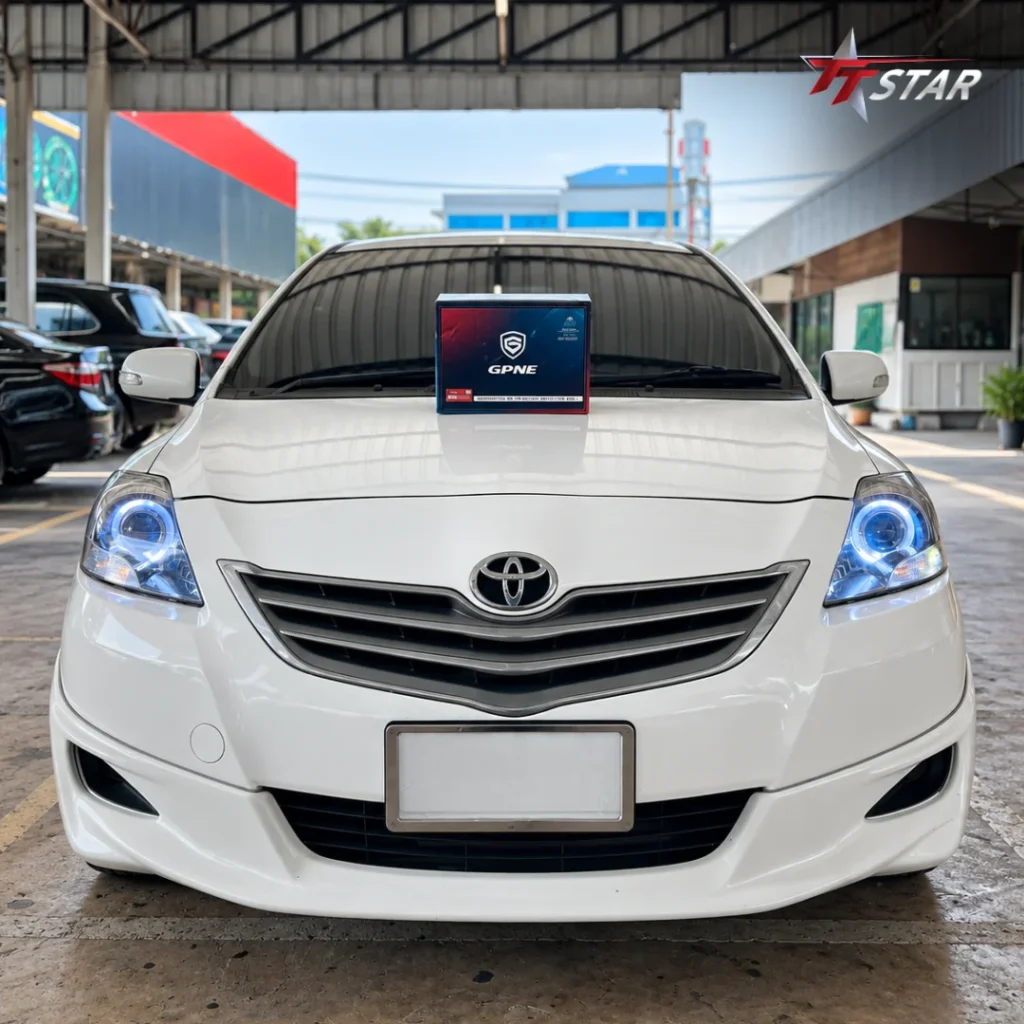ติดตั้งไฟหน้า TOYOTA VIOS ด้วย GPNE GS50