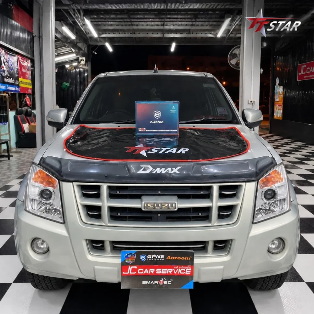ติดตั้งไฟหน้า ISUZU D-MAX ด้วย GPNE GS50X - เจซี คาร์เซอร์วิส พิษณุโลก