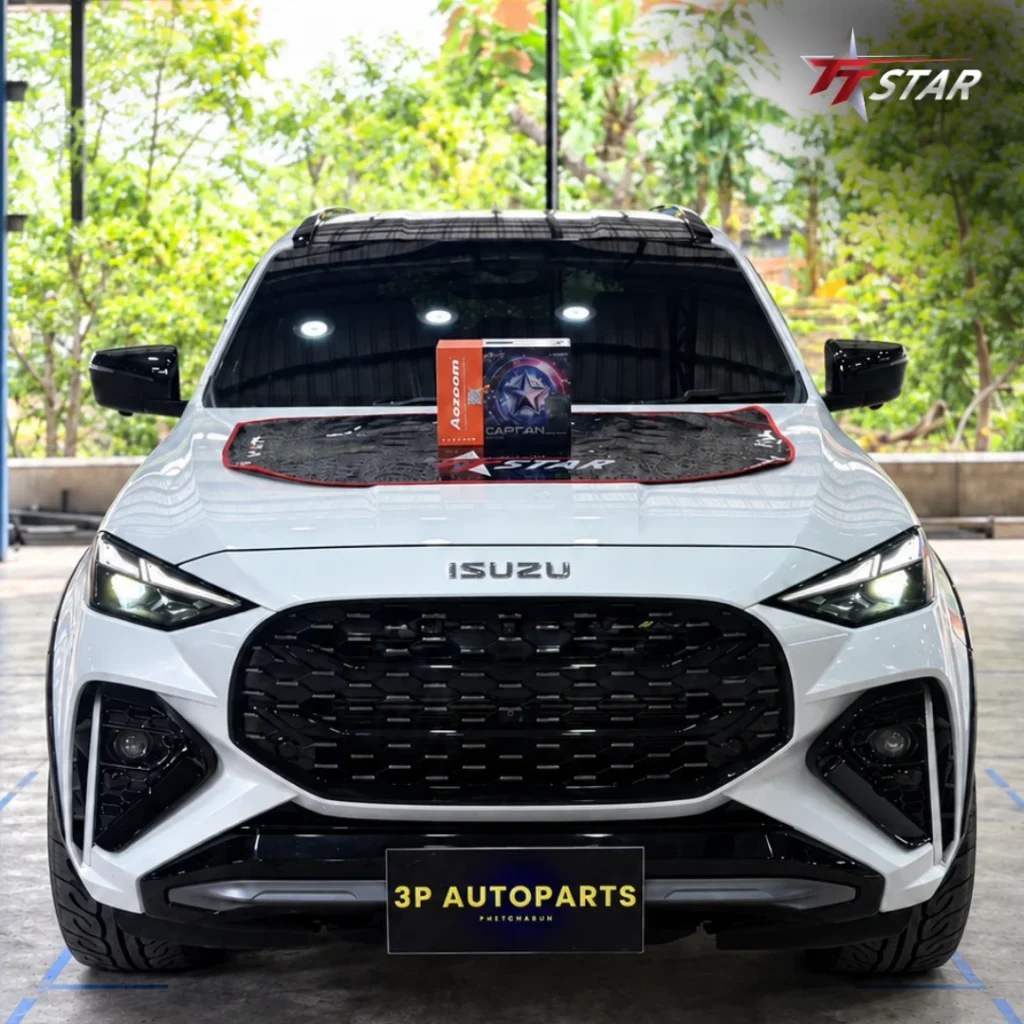 ติดตั้งไฟหน้า ISUZU MU-X ด้วย AOZOOM CAPTAIN