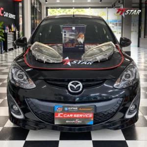 ติดตั้งไฟหน้า MAZDA 2 ด้วย AOZOOM WOLF - เจซี คาร์เซอร์วิส พิษณุโลก